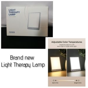 Miroco Light Therapy Lamp,UV-Free 10000Lux LED Therapy Light with Timer Function